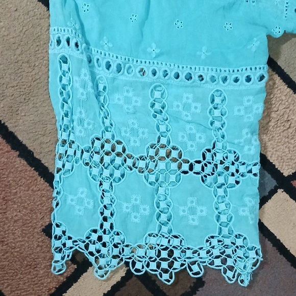 Johnny Was Eyelet Lace Tunic Top 2X - Picture 2 of 9